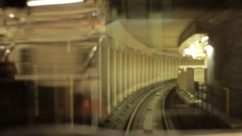 Subway ride in Tokyo Stock Footage 81882043