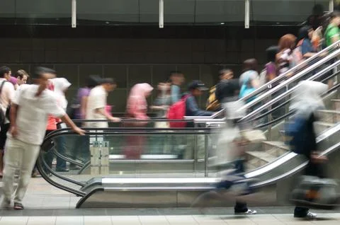 Subway scene 스톡 사진