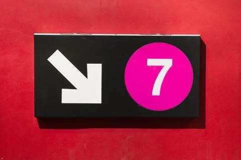 Subway sign Stock Photos