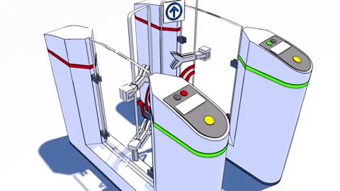 Subway sketch animation Stock Footage 132856890