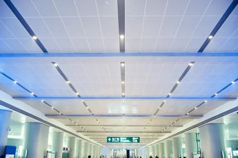 Subway station ceiling Stock Photos