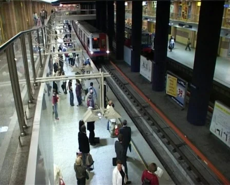 Subway station Stock Footage 78024