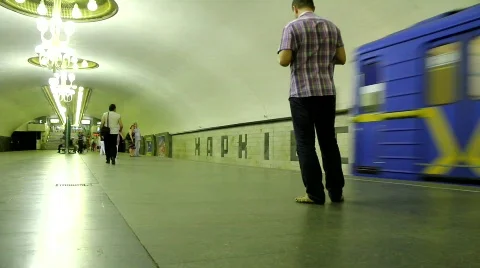 Subway station Video stock 775364