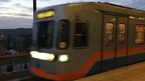 Subway Station Stock Footage 84263865