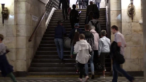 Subway station Stock Footage 114167666