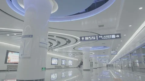 The subway station Stock Footage 125476236