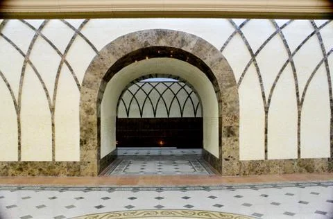 Subway station interior Stock Photos
