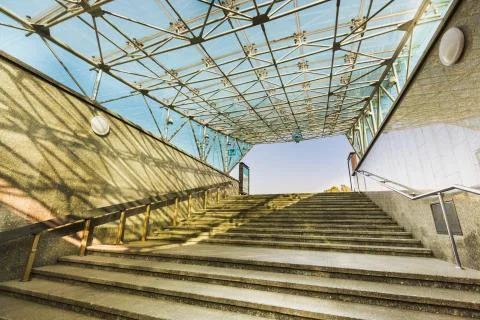 Subway station interior Stock Photos