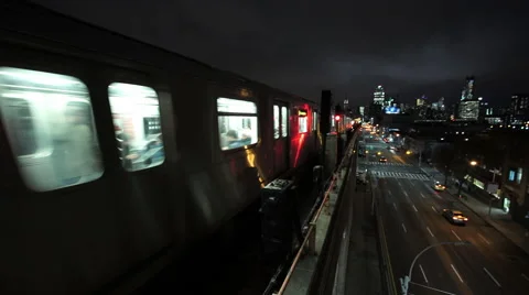 Subway Station Platform Stock Footage 60737006