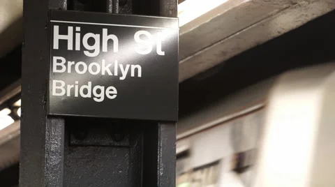 Subway Station Platform Stock Footage 61279806