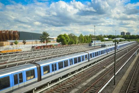 Subway system in Munich Stock Photos