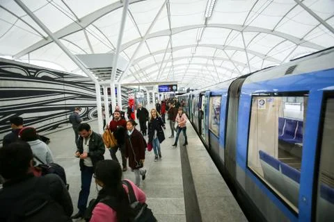 Subway system in Munich Stock Photos