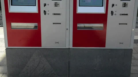 The subway, ticket machine Stock Footage 32282736