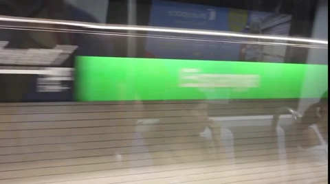  Subway train in Barcelona. Stockbeeldmateriaal 44867555