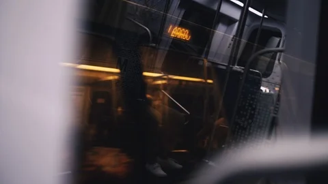 Subway Train Stock Footage