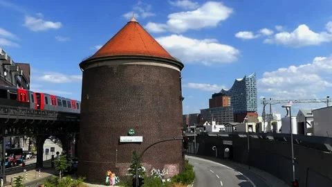 Subway Train Hamburg Stock Footage 156487376