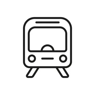 Subway train icon vector design templates simple and modern Stock Illustration