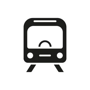 Subway train icon vector design templates simple and modern Stock Illustration