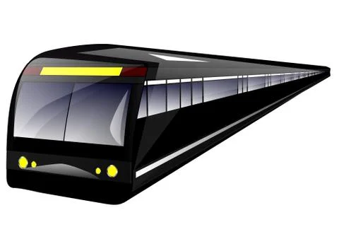 Subway train Stock Illustration