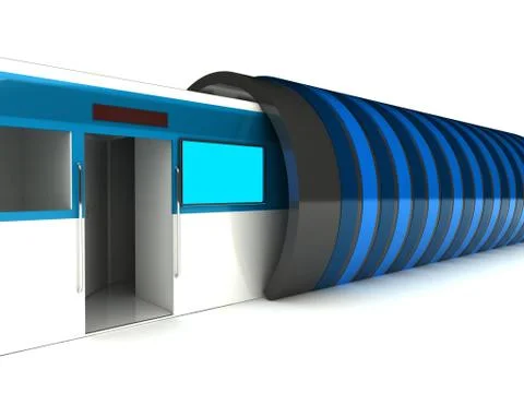 Subway tunnel Stock Illustration