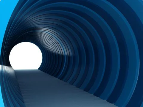 Subway tunnel Stock Illustration