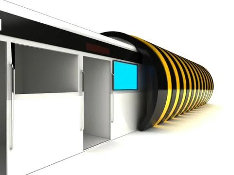 Subway tunnel Stock Illustration