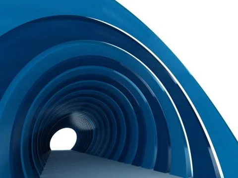 Subway tunnel Stock Illustration