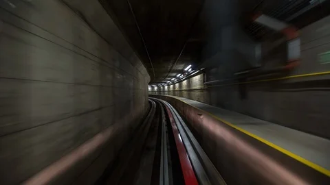 Subway Underground Stockbeeldmateriaal 89589651