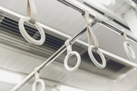 Subway underground train handle ring hand grip for standing in the cabin Photos