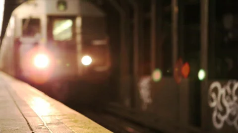 Subways 10 NYC Stock Footage 496758
