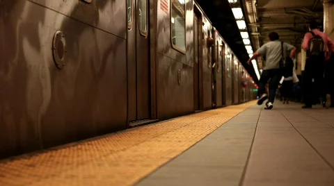 Subways 8 NYC Stock Footage 487408