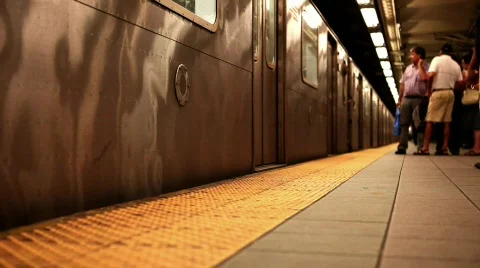 Subways 9 NYC Stock Footage 487374