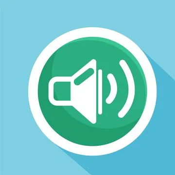 The subwoofer on flat icon vector illustration symbol Isolated template. Illustrazione stock