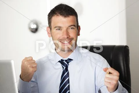 Succes attitude Stock Photos
