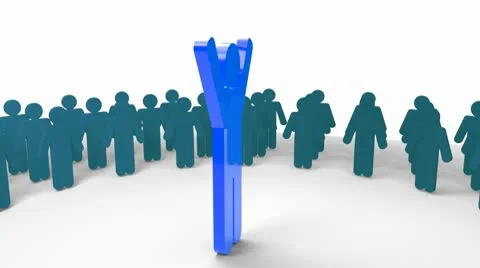 Succesfull people icon Stock Footage 8982870