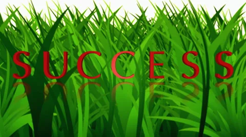 Success 3D rotating  word Stock Footage 36584664