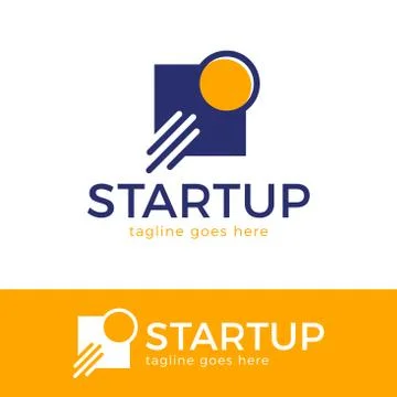 Success abstract vector logo. Design elements with circle sign. Development s Illustrazione stock