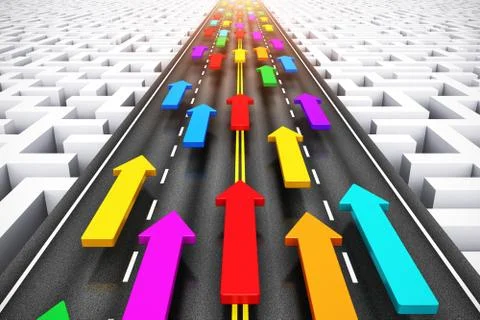 Success and teamwork concept Stock-Illustration