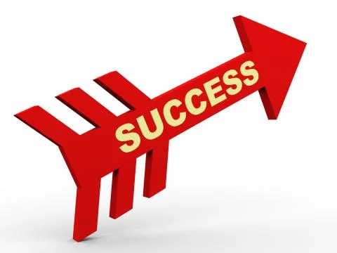 Success arrow Stock Illustration