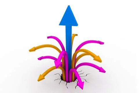 Success arrow Stock Illustration