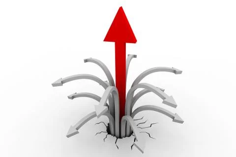 Success arrow Stock Illustration