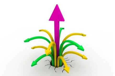 Success arrow Stock Illustration