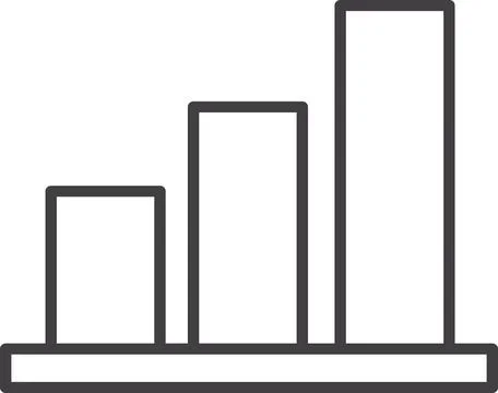 Success Bar Chart Stock Illustration