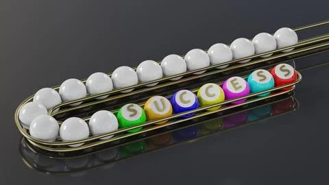 Success BBackground Stock Illustration