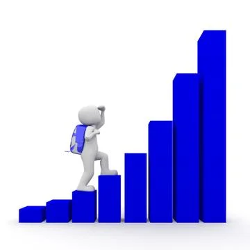 Success blue Stock Illustration