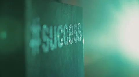 Success Brainstorming Mind Map on Blackboard Stock Footage 65954665