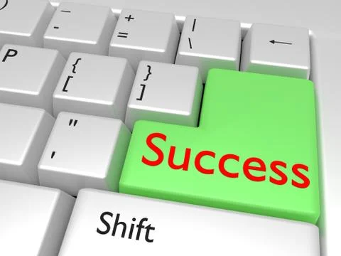 Success button Stock Illustration