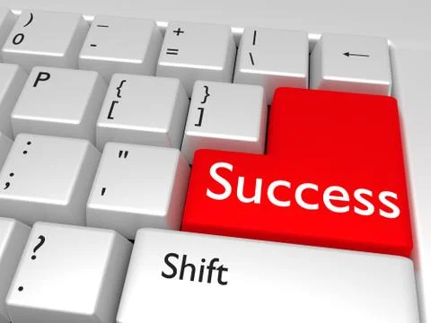 Success button Stock Illustration