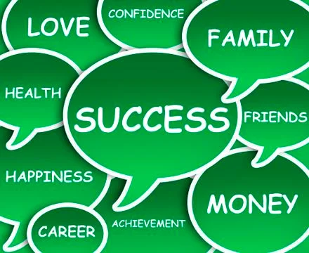 Success cloud Stock Illustration