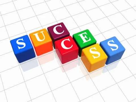 Success in colour Stock Illustration